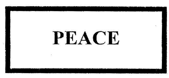 Mẫu nhãn hiệu PEACE