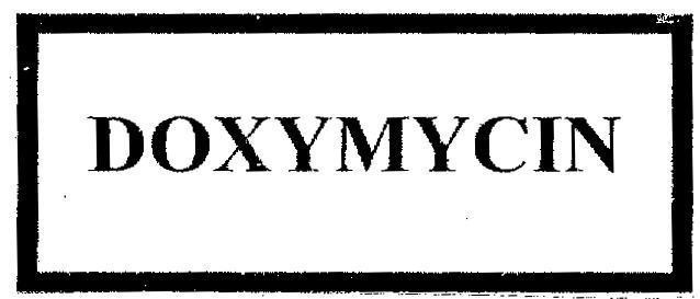 Mẫu nhãn hiệu DOXYMYCIN
