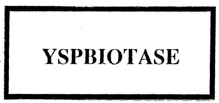 Mẫu nhãn hiệu YSPBIOTASE
