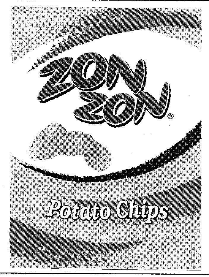 Mẫu nhãn hiệu ZON ZON POTATO CHIPS