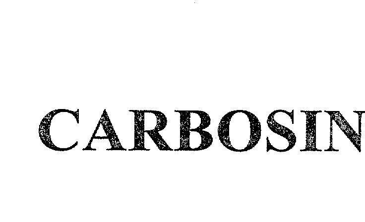 Mẫu nhãn hiệu CARBOSIN