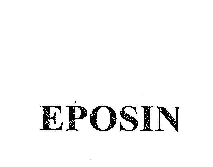 Mẫu nhãn hiệu EPOSIN