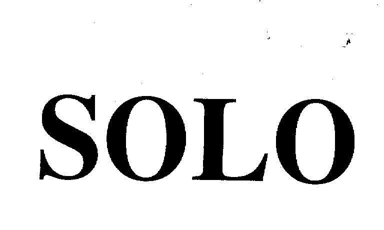 Mẫu nhãn hiệu SOLO