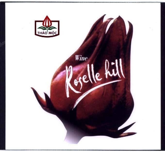 Mẫu nhãn hiệu ROSELLE HILL WINE Thảo Mộc