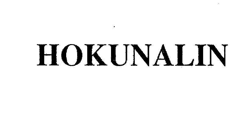 Mẫu nhãn hiệu HOKUNALIN