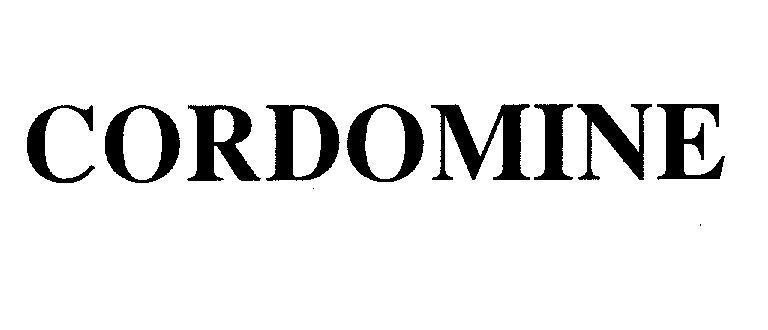 Mẫu nhãn hiệu CORDOMINE