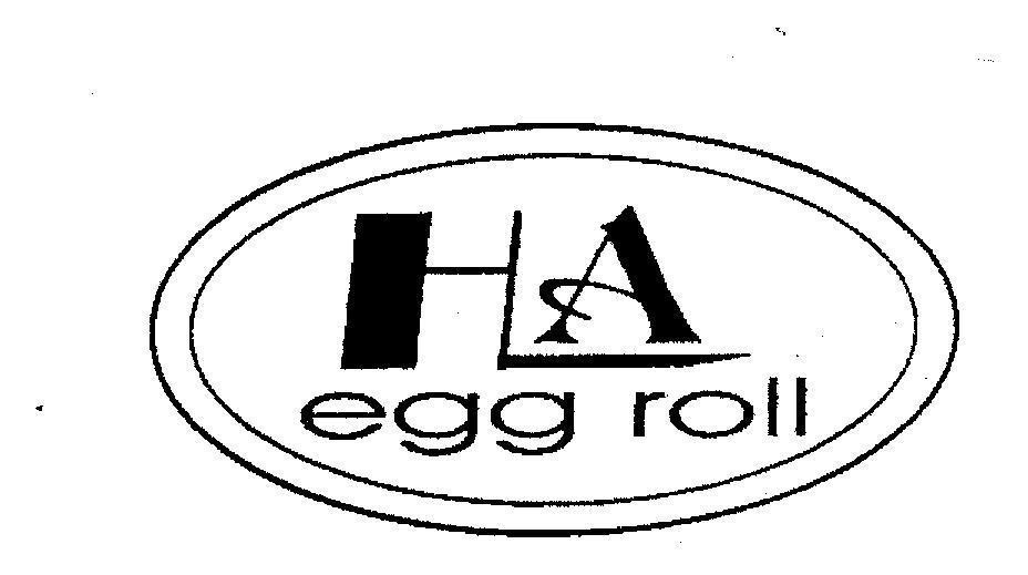 Mẫu nhãn hiệu HA EGG ROLL