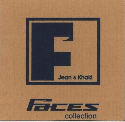 Mẫu nhãn hiệu F FACES JEAN&KHAKI COLLECTION