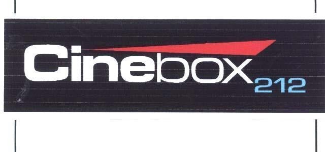 Mẫu nhãn hiệu CINEBOX 212