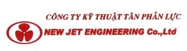 Mẫu nhãn hiệu TÂN PHảN LựC NEW JET ENGINEERING CO.,LTD CONG TY KY THUAT