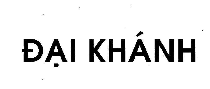 Mẫu nhãn hiệu ĐạI KHáNH