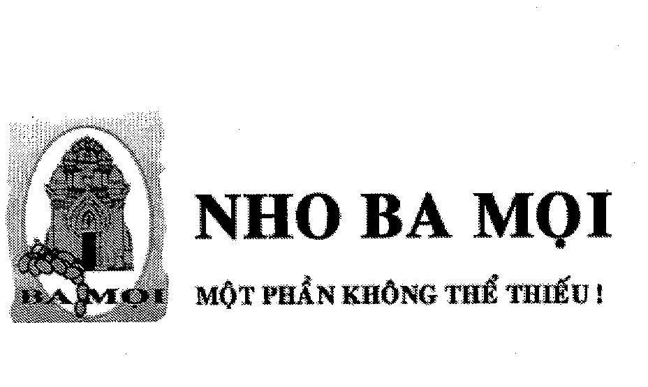 Mẫu nhãn hiệu Nho Ba Mọi Ba Mọi Một Phần Không Thể Thiếu
