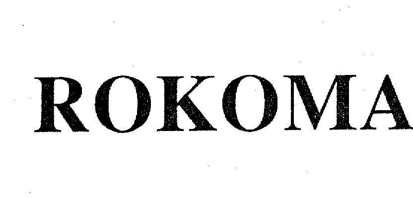 Mẫu nhãn hiệu ROKOMA