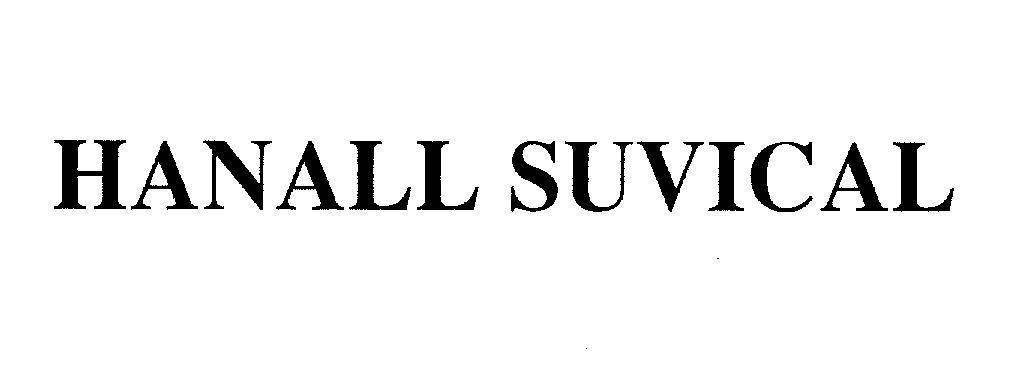 Mẫu nhãn hiệu HANALL SUVICAL