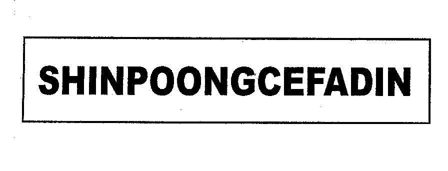 Mẫu nhãn hiệu SHINPOONGCEFADIN