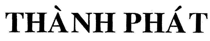 Mẫu nhãn hiệu THàNH PHáT