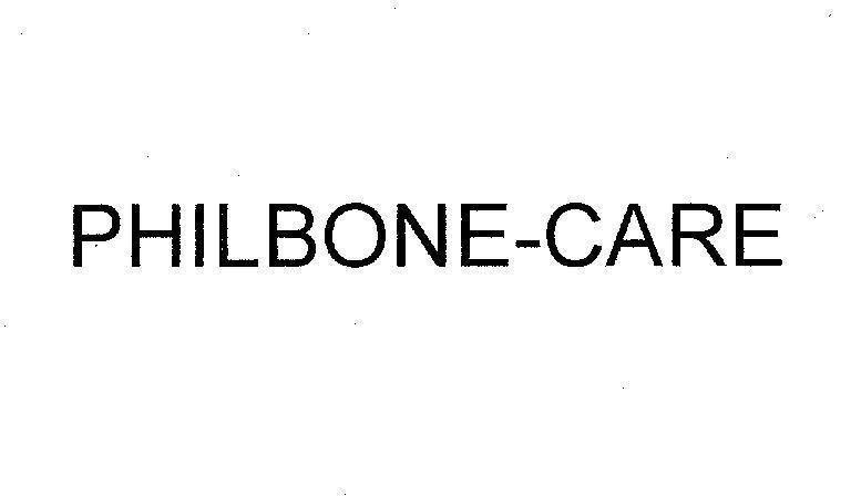 Mẫu nhãn hiệu PHILBONE-CARE