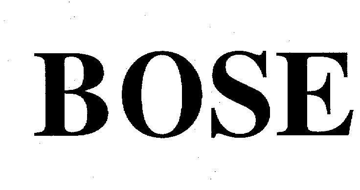 Mẫu nhãn hiệu BOSE