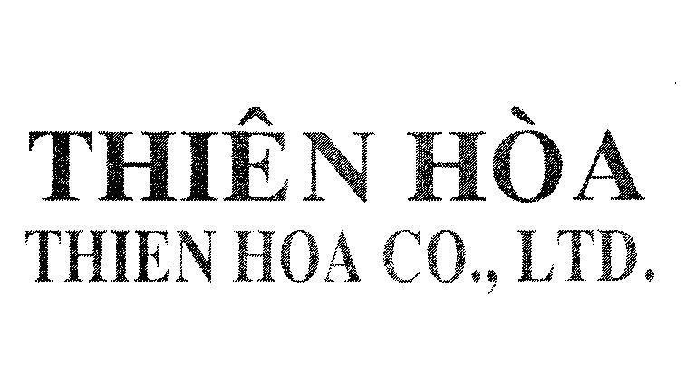 Mẫu nhãn hiệu THIÊN HOà THIEN HOA CO.,LTD