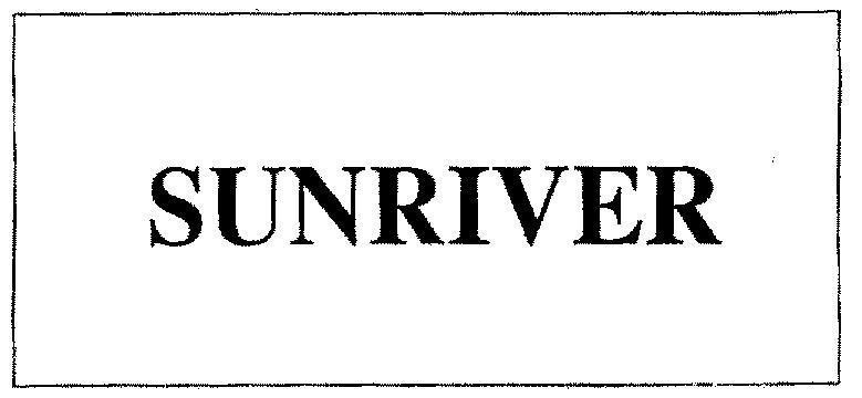 Mẫu nhãn hiệu SUNRIVER