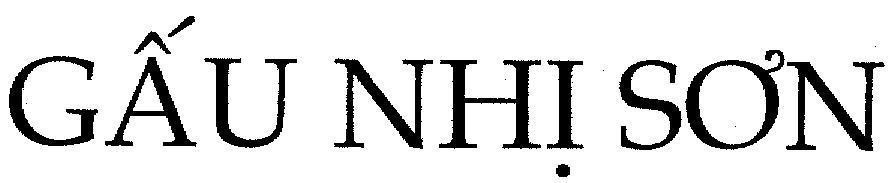 Mẫu nhãn hiệu Gấu Nhị Sơn