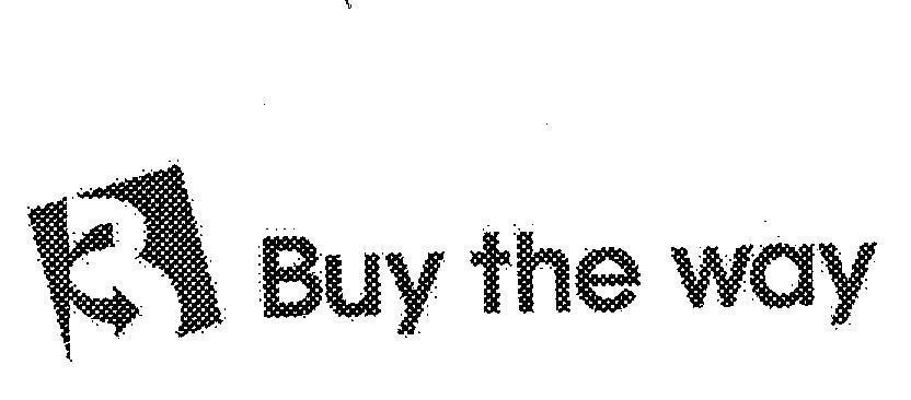 Mẫu nhãn hiệu B BUY THE WAY