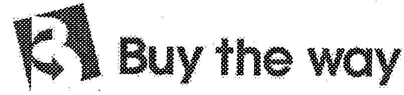Mẫu nhãn hiệu B BUY THE WAY