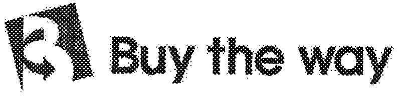 Mẫu nhãn hiệu B BUY THE WAY
