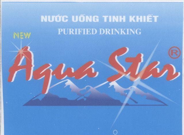 Mẫu nhãn hiệu AQUA STAR NUOC UONG TINH KHIET