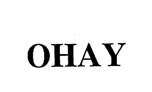 Mẫu nhãn hiệu OHAY
