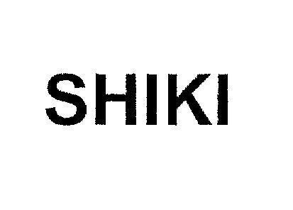 Mẫu nhãn hiệu SHIKI