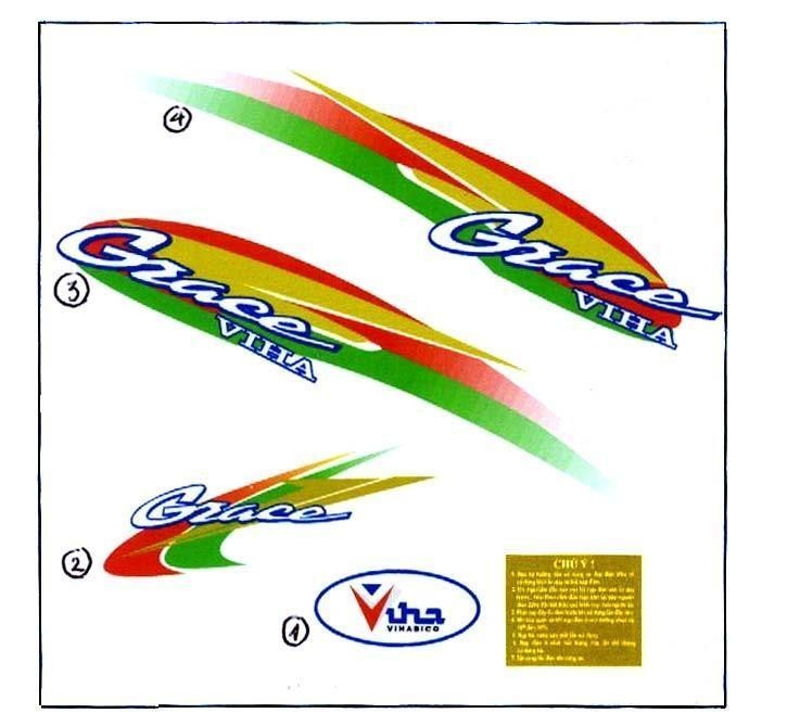 Mẫu nhãn hiệu GRACE VIHA VIHABICO