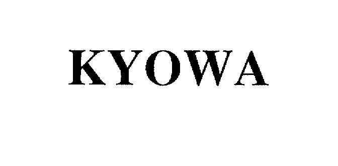 Mẫu nhãn hiệu KYOWA