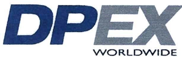 Mẫu nhãn hiệu DPEX WORLDWIDE