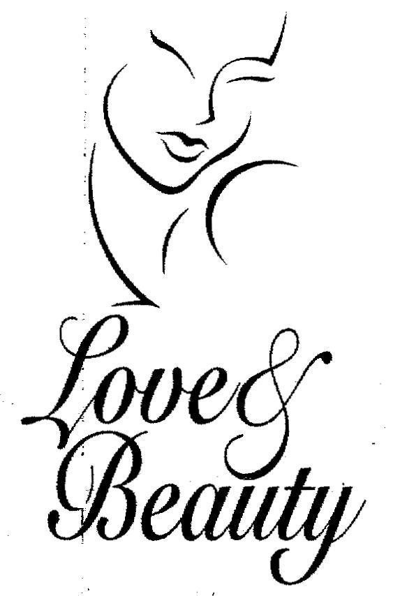 Mẫu nhãn hiệu LOVE & BEAUTY