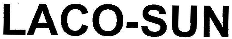 Mẫu nhãn hiệu LACO-SUN