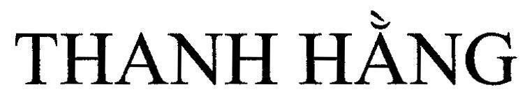 Mẫu nhãn hiệu THANH HằNG