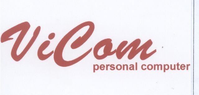 Mẫu nhãn hiệu VICOM PERSONAL COMPUTER