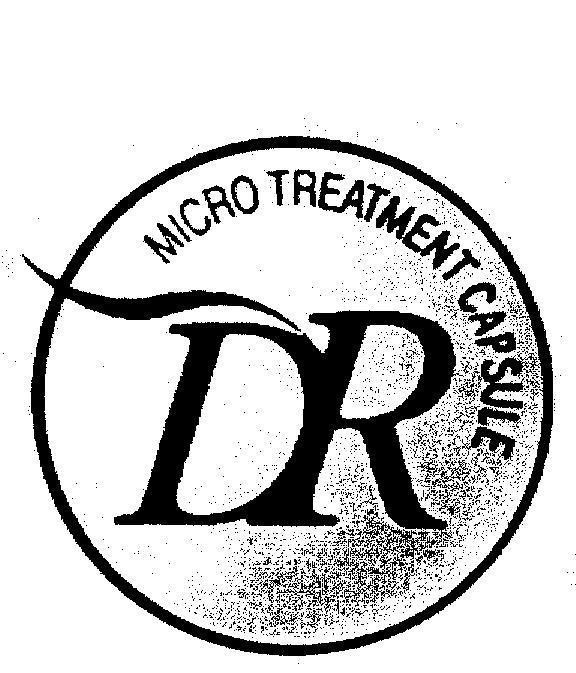 Mẫu nhãn hiệu DR MICRO TREATMENT CAPSULE