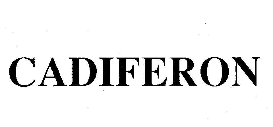 Mẫu nhãn hiệu CADIFERON
