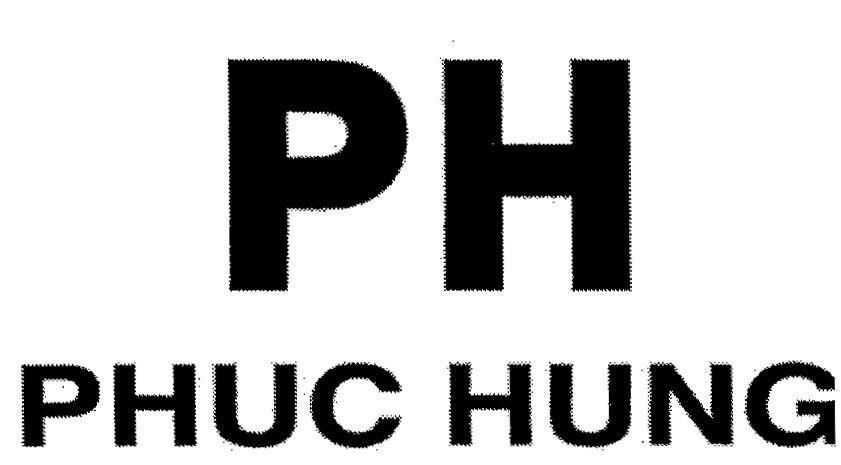 Mẫu nhãn hiệu PH PHUC HUNG
