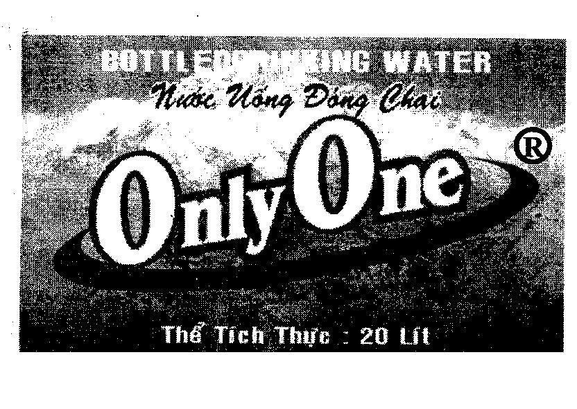 Mẫu nhãn hiệu ONLY ONE Nước Uống Đóng Chai