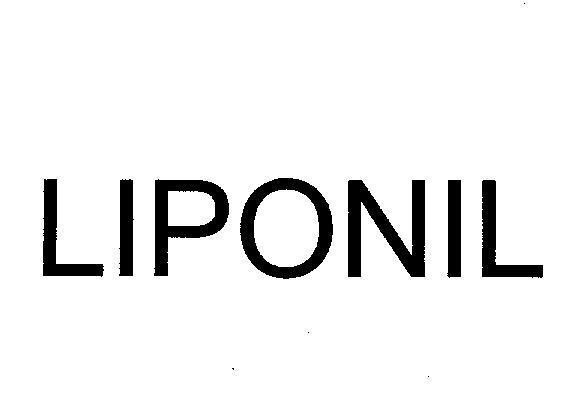 Mẫu nhãn hiệu LIPONIL