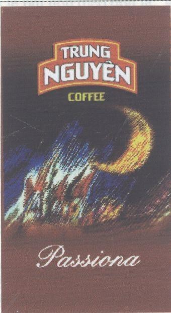 Mẫu nhãn hiệu Trung Nguyên PASSIONA COFFEE