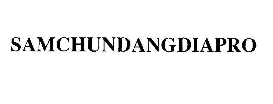 Mẫu nhãn hiệu SAMCHUNDANGDIAPRO