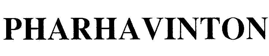 Mẫu nhãn hiệu PHARHAVINTON