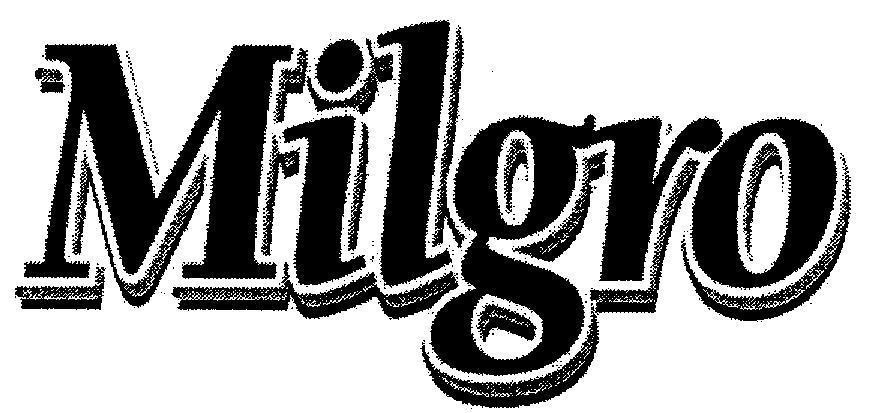 Mẫu nhãn hiệu MILGRO
