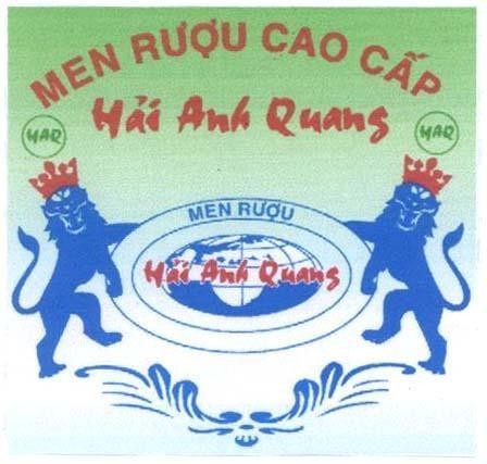 Mẫu nhãn hiệu Hải Anh Quang HAQ Men rượu cao cấp