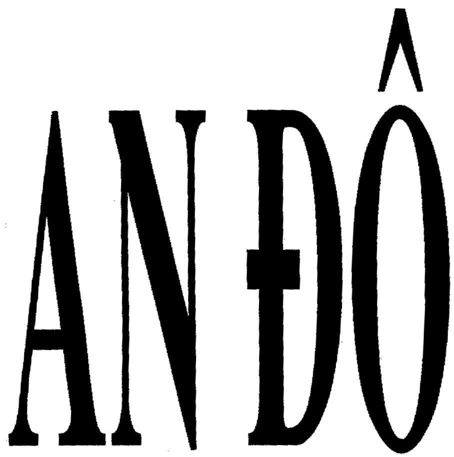 Mẫu nhãn hiệu AN ĐÔ
