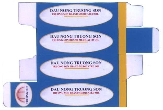 Mẫu nhãn hiệu TRUONG SON TRUONG SON BRAND MEDICATED OIL DAU NONG